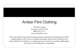 gift card magstripe