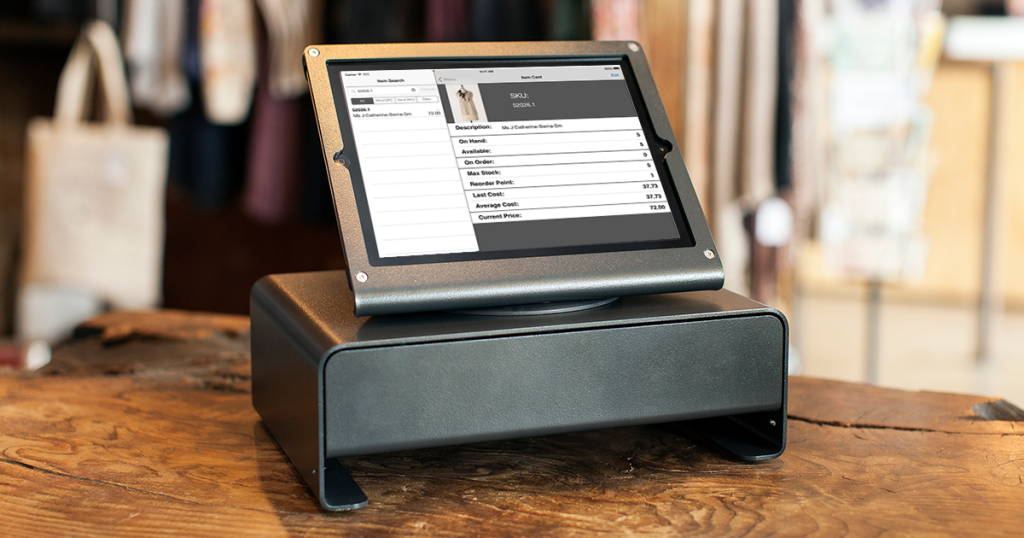 iPad pos main with screenshot