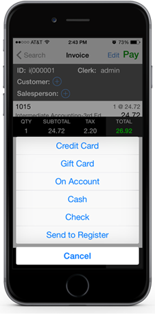 payment processing iphone straight on payment types smaller
