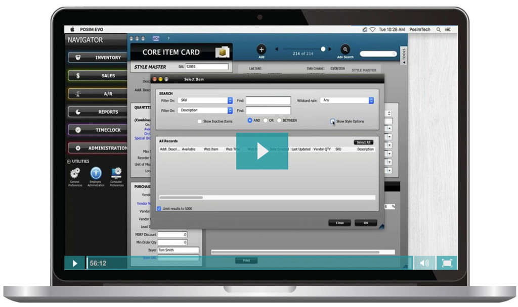 retail pos software training 247 support laptop