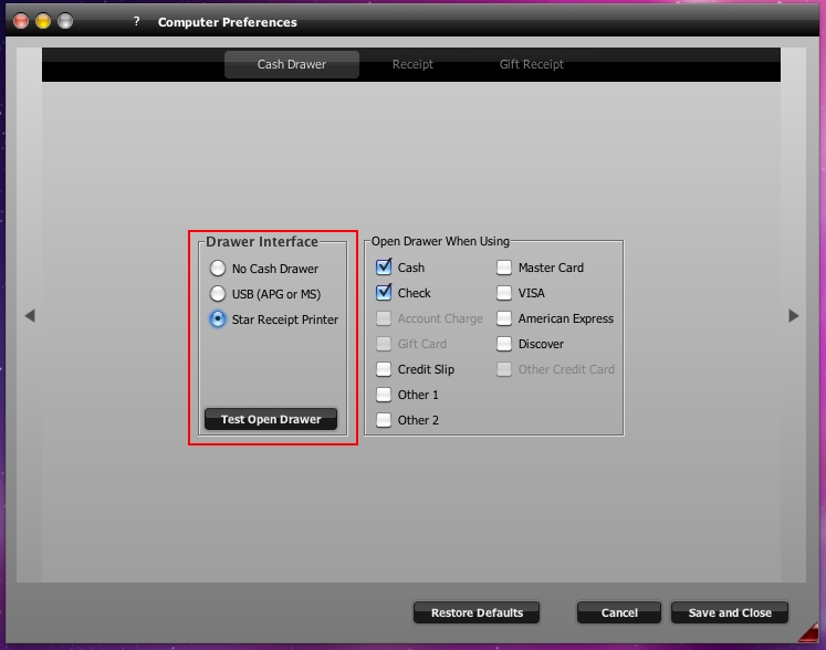 How To Setup A Star Interface Ms Apg Cash Drawer